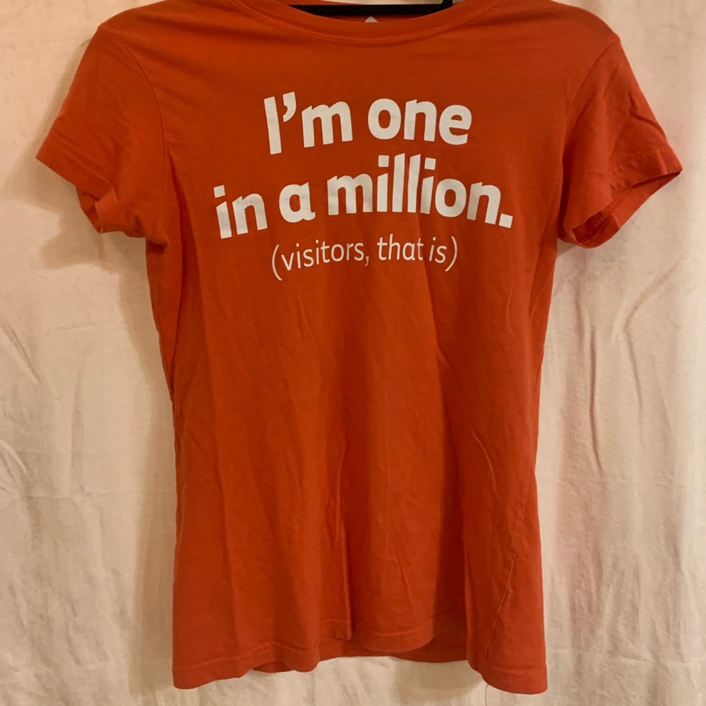 orange creation museum T shirt